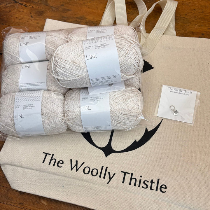 Anker's Summer Shirt by PetiteKnit in Sandnes Garn Line