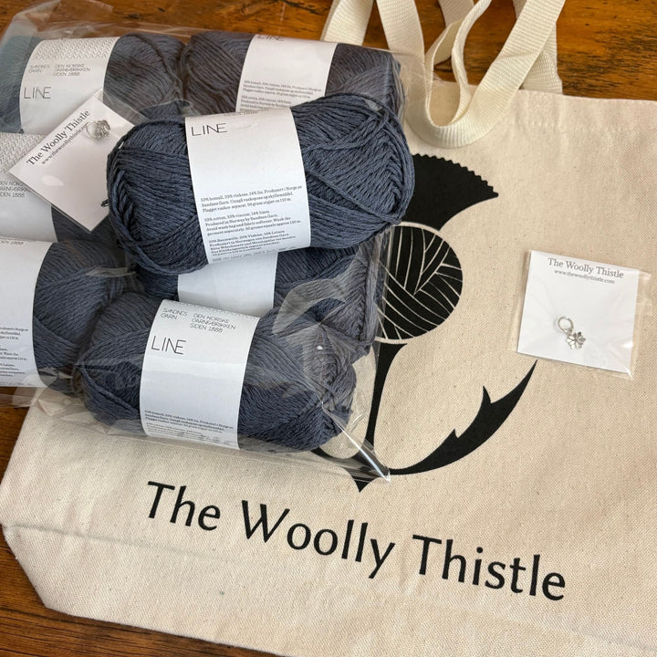 Peacock Tee by LE KNIT in Sandnes Garn Line