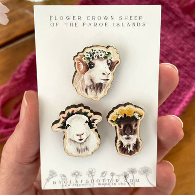 Faroe Islands Sheep Pin