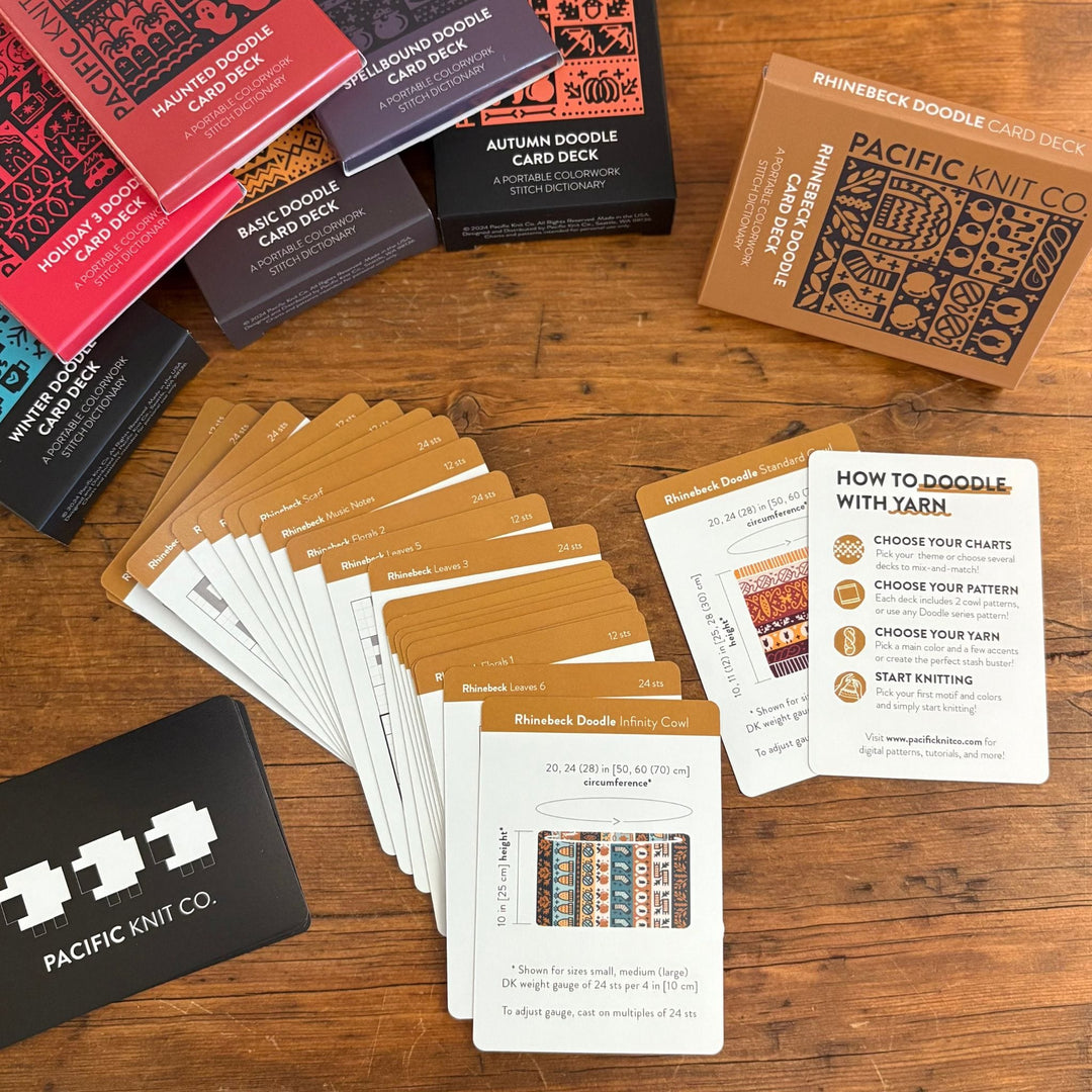 Doodle Card Deck by Pacific Knit Co.