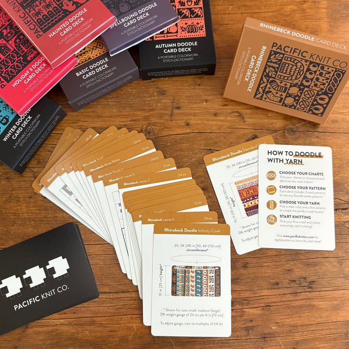 Doodle Card Deck by Pacific Knit Co.