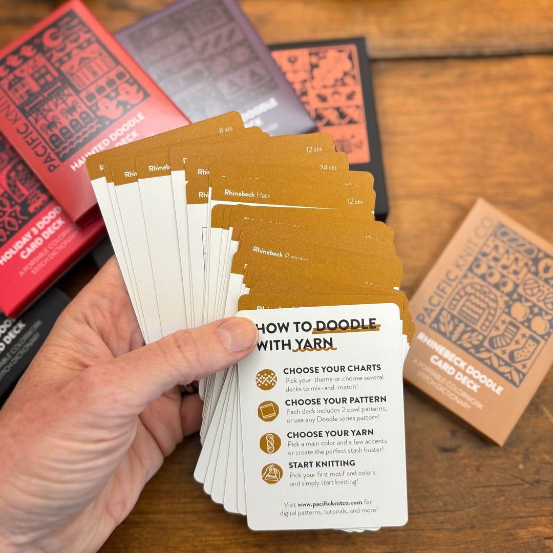 Doodle Card Deck by Pacific Knit Co.