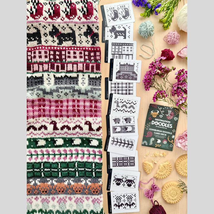 Doodle Card Deck by Pacific Knit Co.