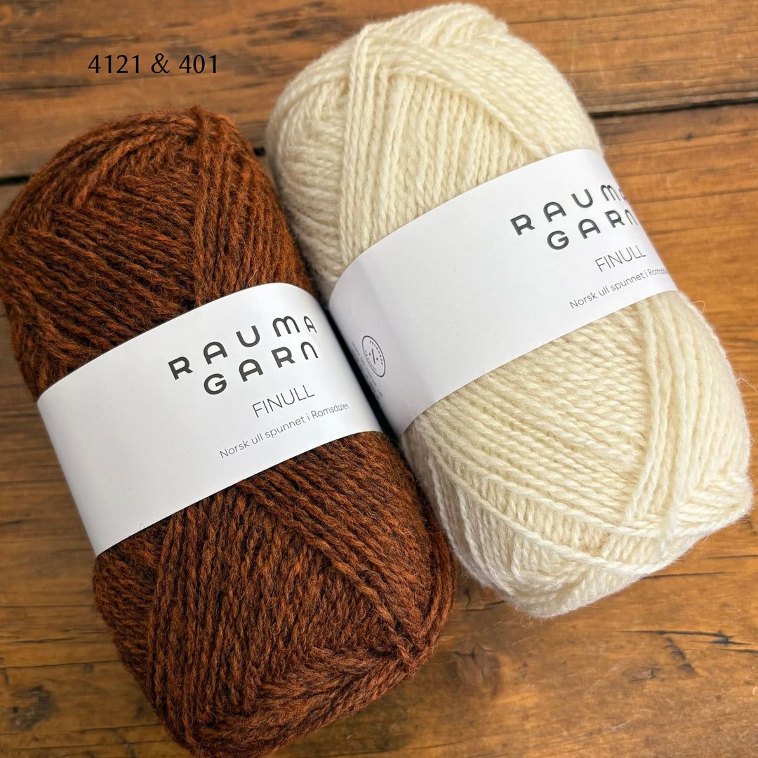 Pumpkin Spice Mittens by Anna Sjösvärd Knitwear in Finullgarn