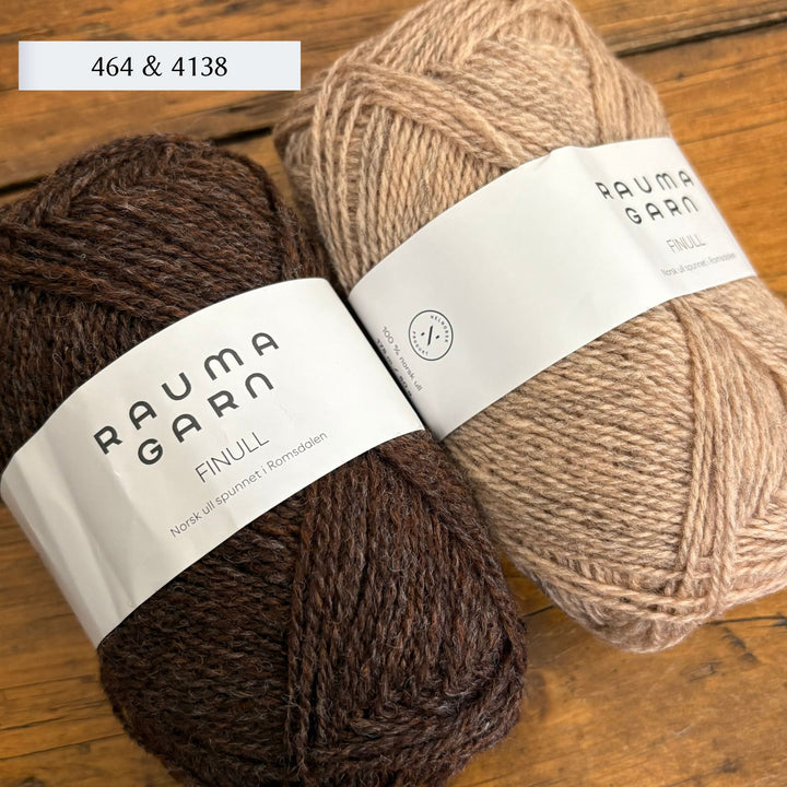 Pumpkin Spice Mittens by Anna Sjösvärd Knitwear in Finullgarn