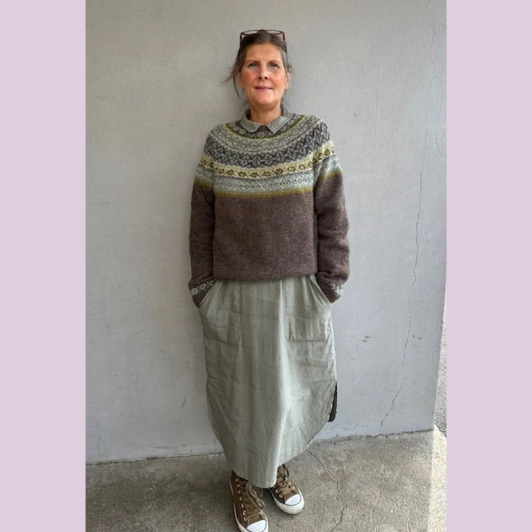 Agnes Pullover by Kristin Wiola Ødegård in Finullgarn