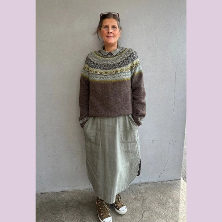 Agnes Pullover by Kristin Wiola Ødegård in Finullgarn