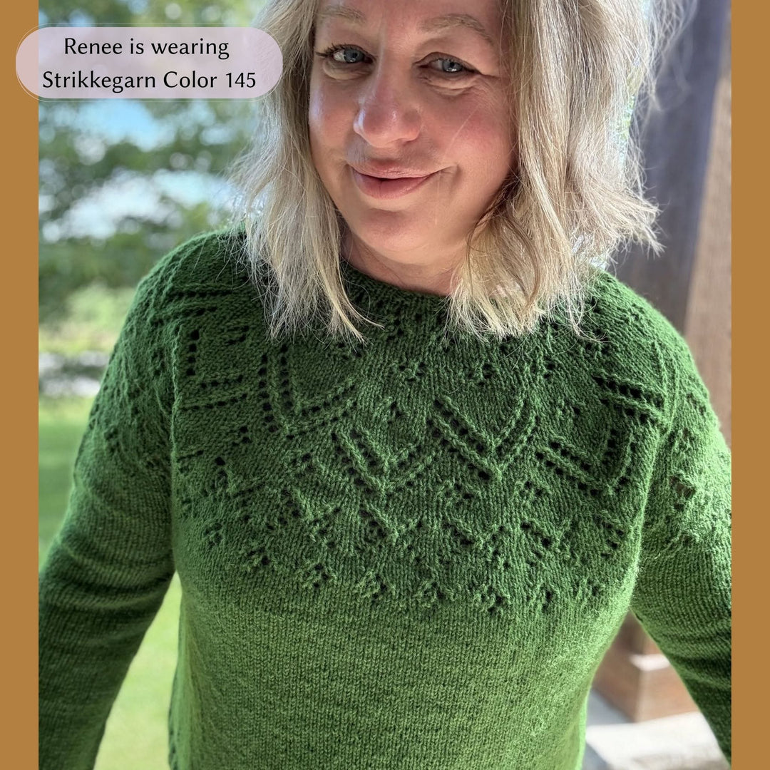 Beauly Sweater by Corinne Tomlinson in Rauma Strikkegarn