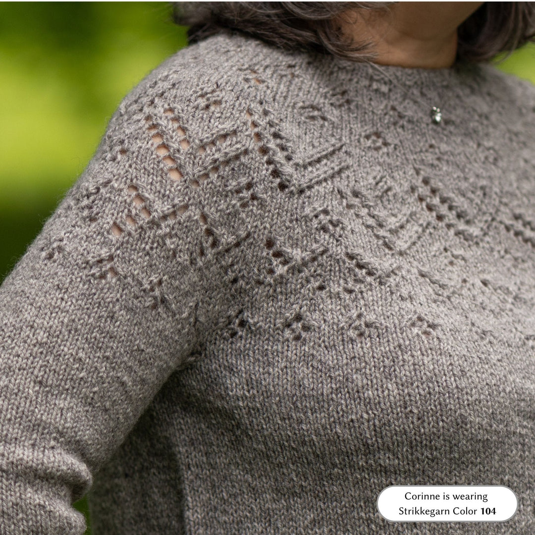 Beauly Sweater by Corinne Tomlinson in Rauma Strikkegarn