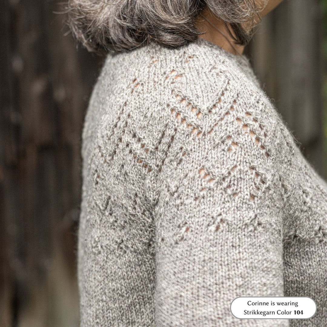Beauly Sweater by Corinne Tomlinson in Rauma Strikkegarn
