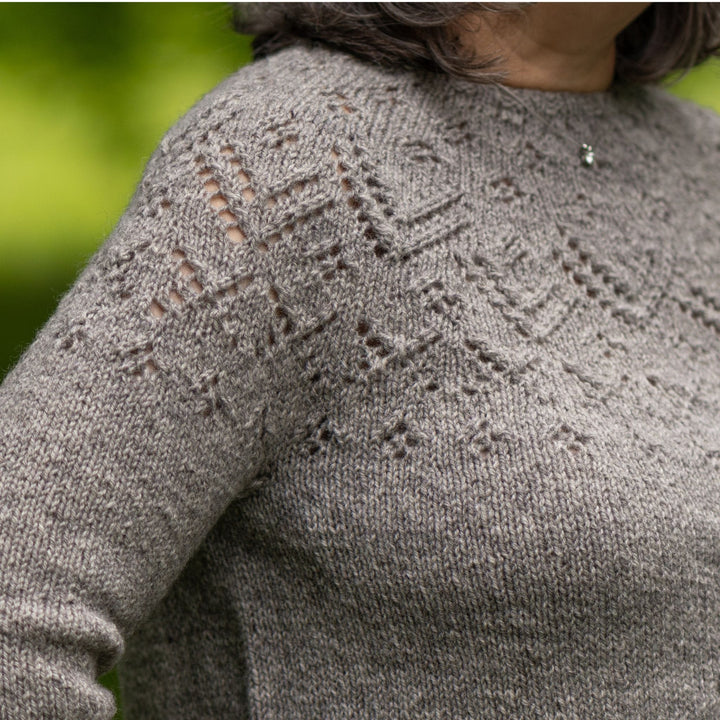 Beauly Sweater by Corinne Tomlinson in Rauma Strikkegarn