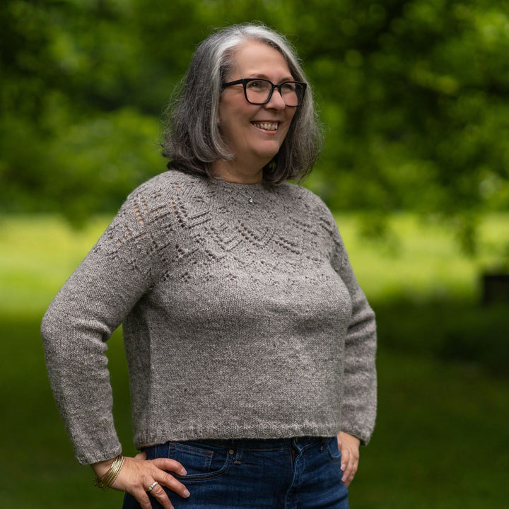 Beauly Sweater by Corinne Tomlinson in Rauma Strikkegarn