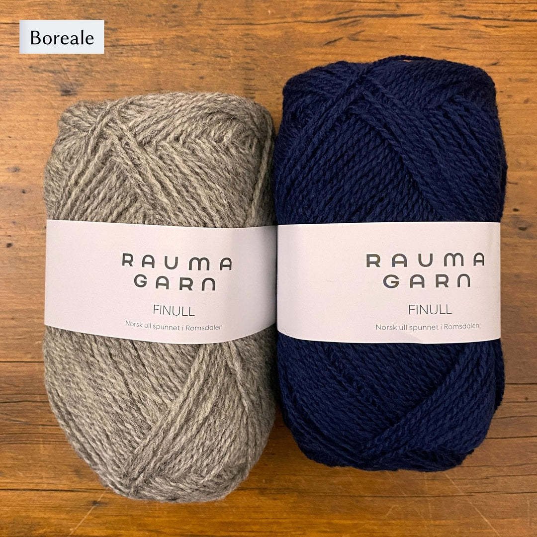 Galium Tam, Cowl, & Mittens by Virginia Sattler-Reimer in Rauma Finullgarn