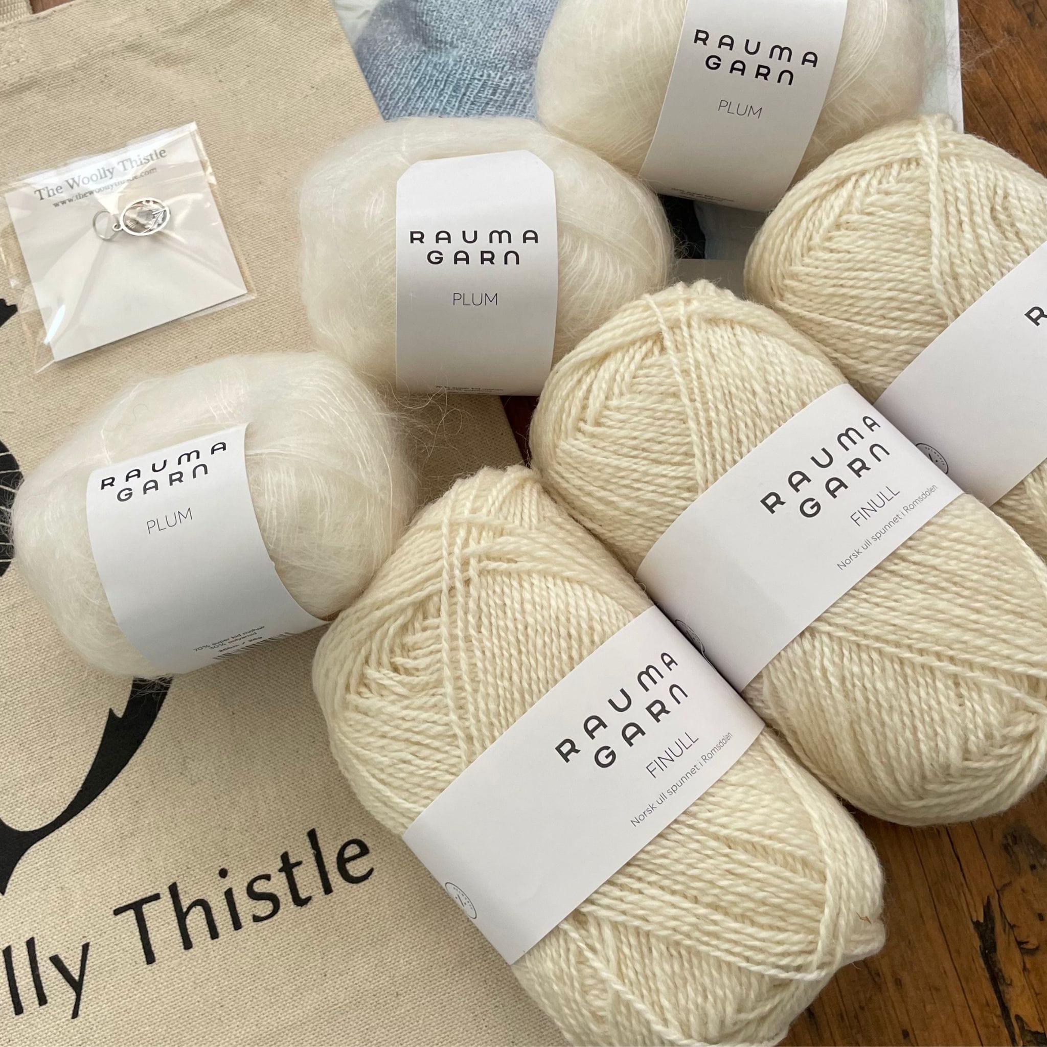 Noor Vest by Tonje Hodne in Finullgarn and Plum – The Woolly Thistle