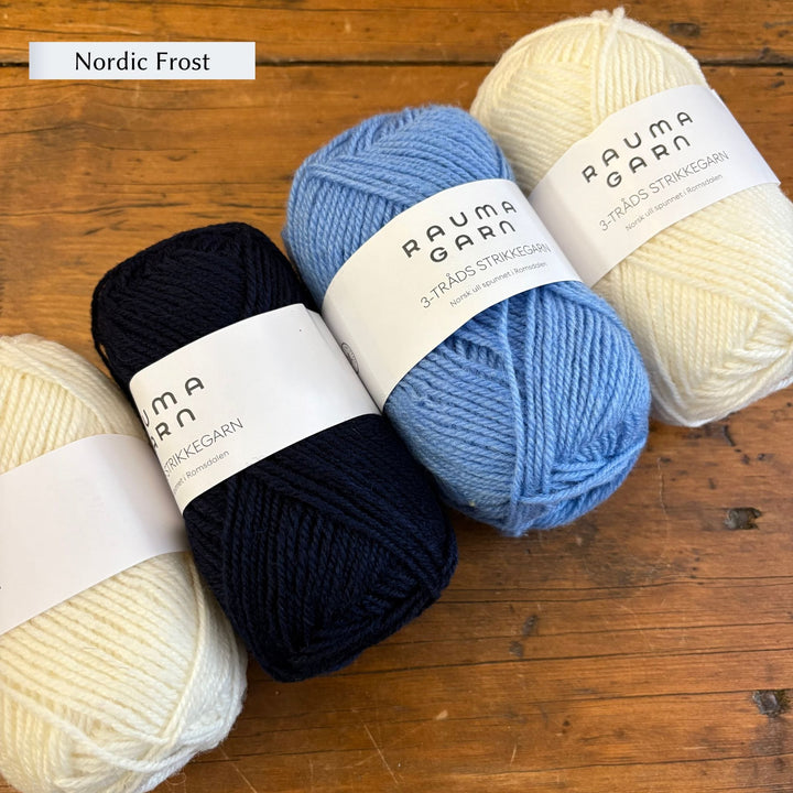 Tórshavn Mittens by Norman Schwarze in Strikkegarn