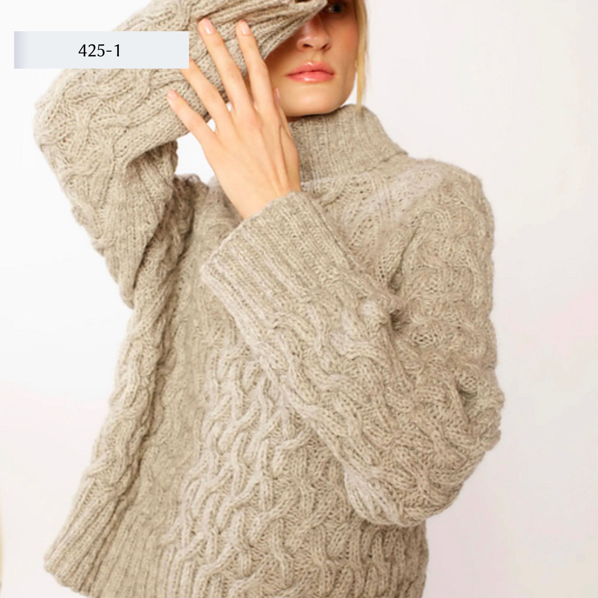新品 leinwande Combination Wool CableKnit Design Stories -leinwände Knit Collection- | leinwände | ライン