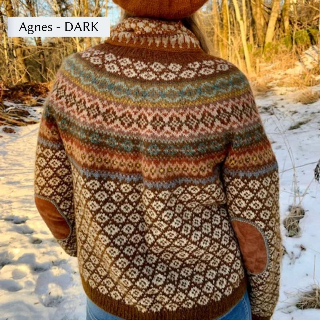 Agnes Kofta (Cardigan) by Kristin Wiola Ødegård in Finullgarn