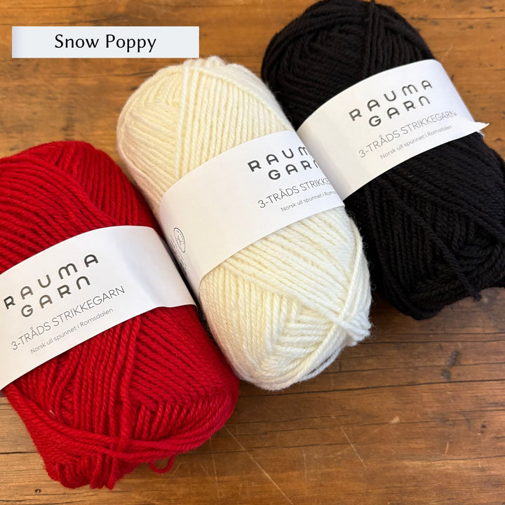 Arctic Starflower Slippers by Kajsa Vuorela Fredriksson