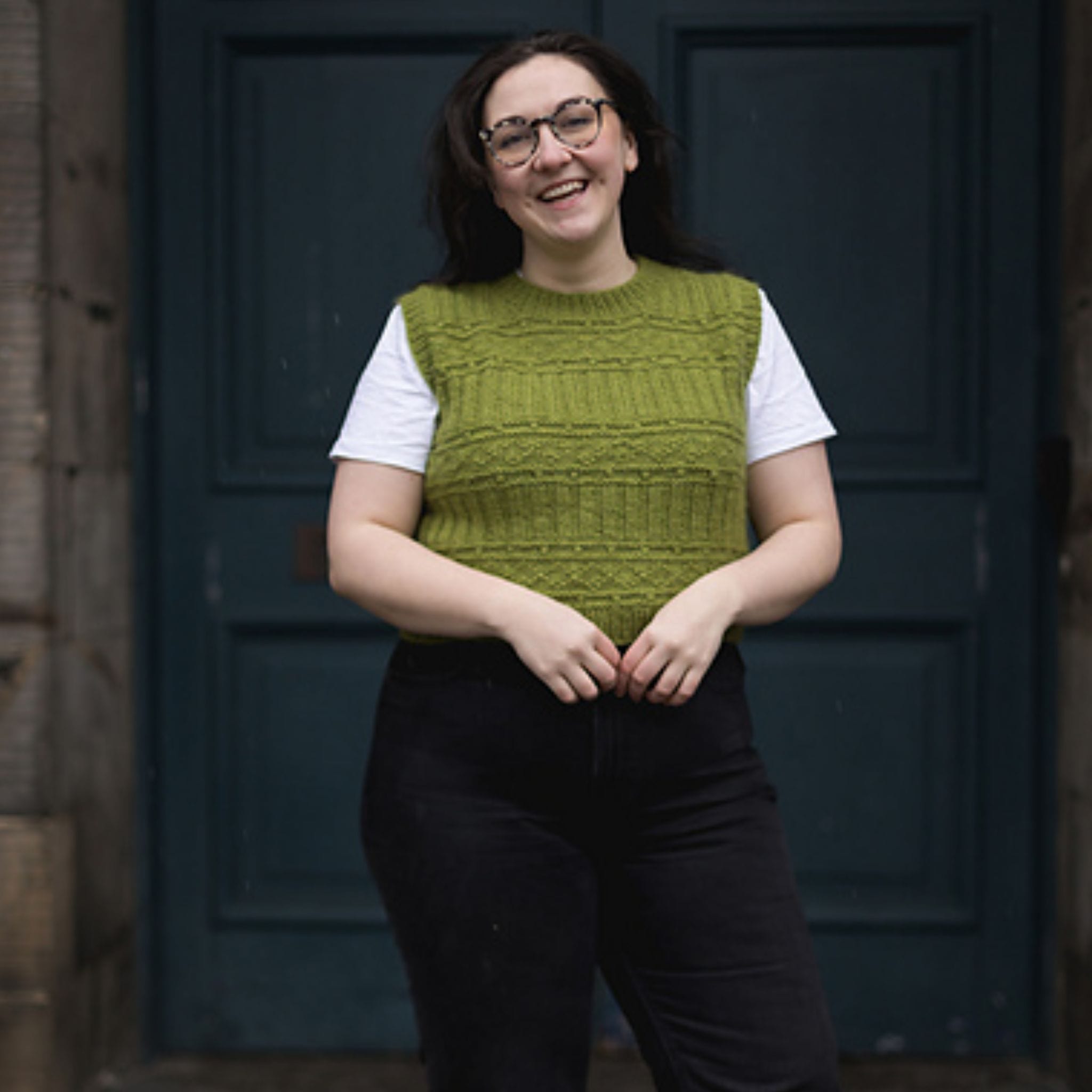 Staffin Vest by Rebecca Clow in Rauma Fivel – The Woolly Thistle