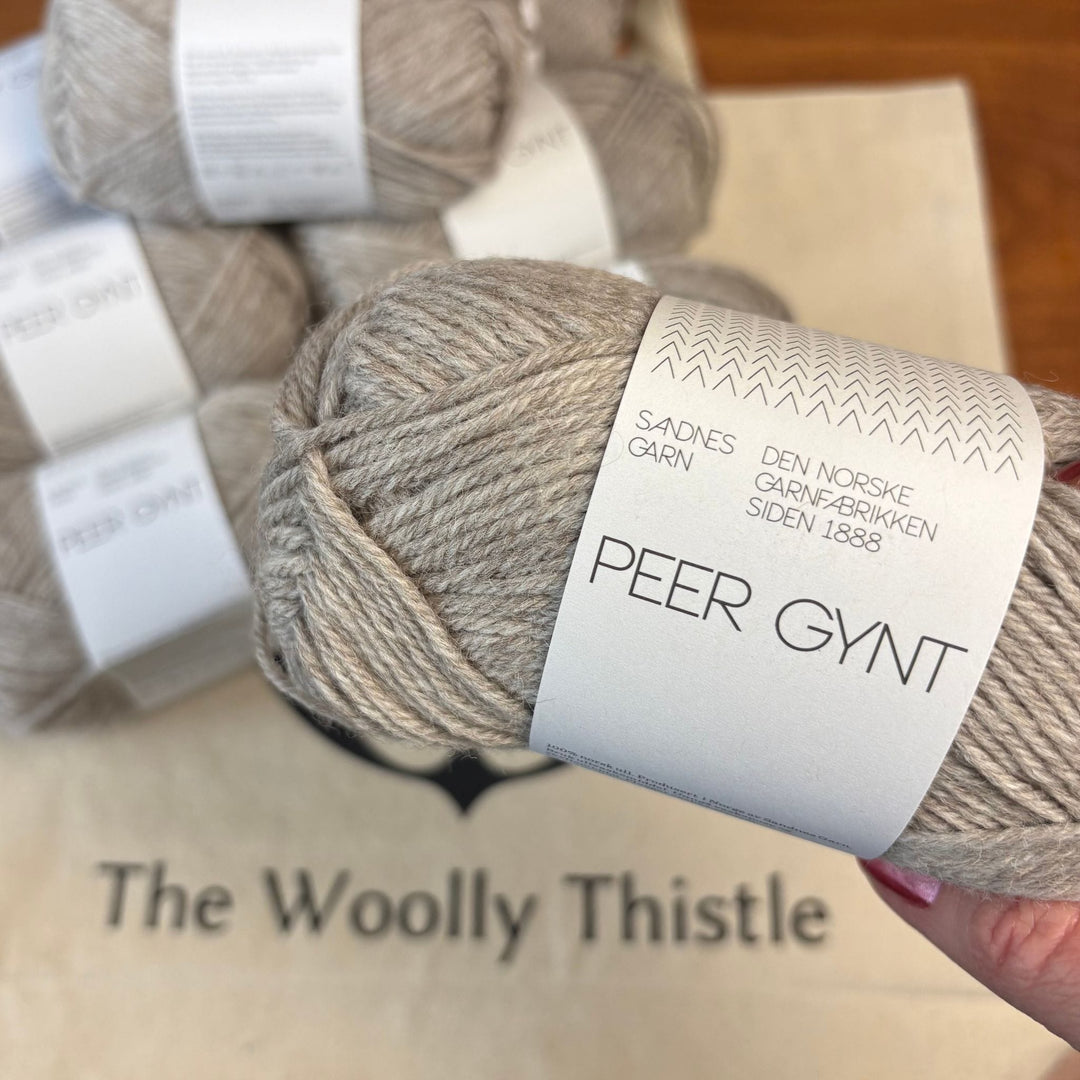 Crail Vest or Slipover by Rebecca Clow in Sandnes Garn Peer Gynt