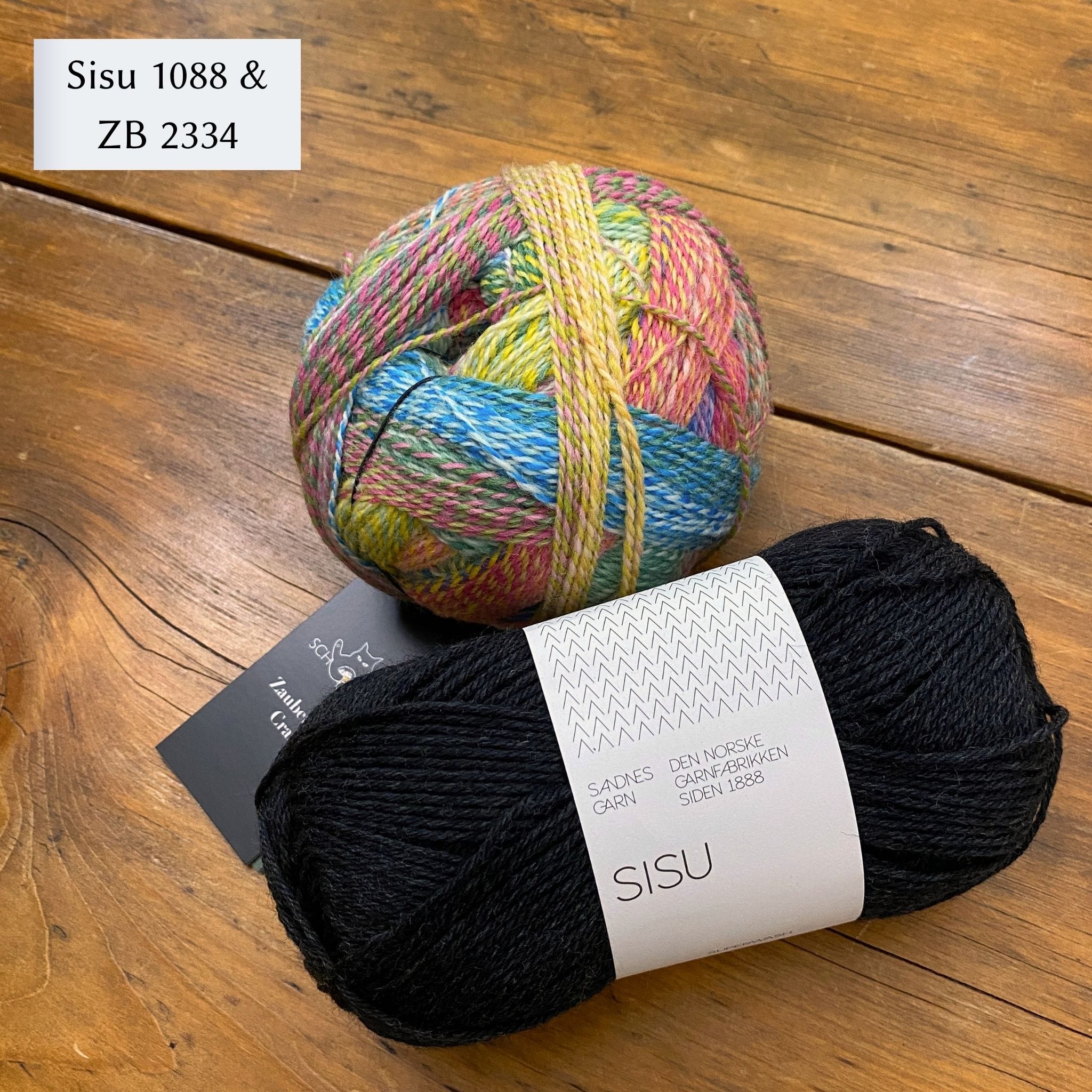 Under the Quilt Socks by Stone Knits in Sisu and Zauberball
