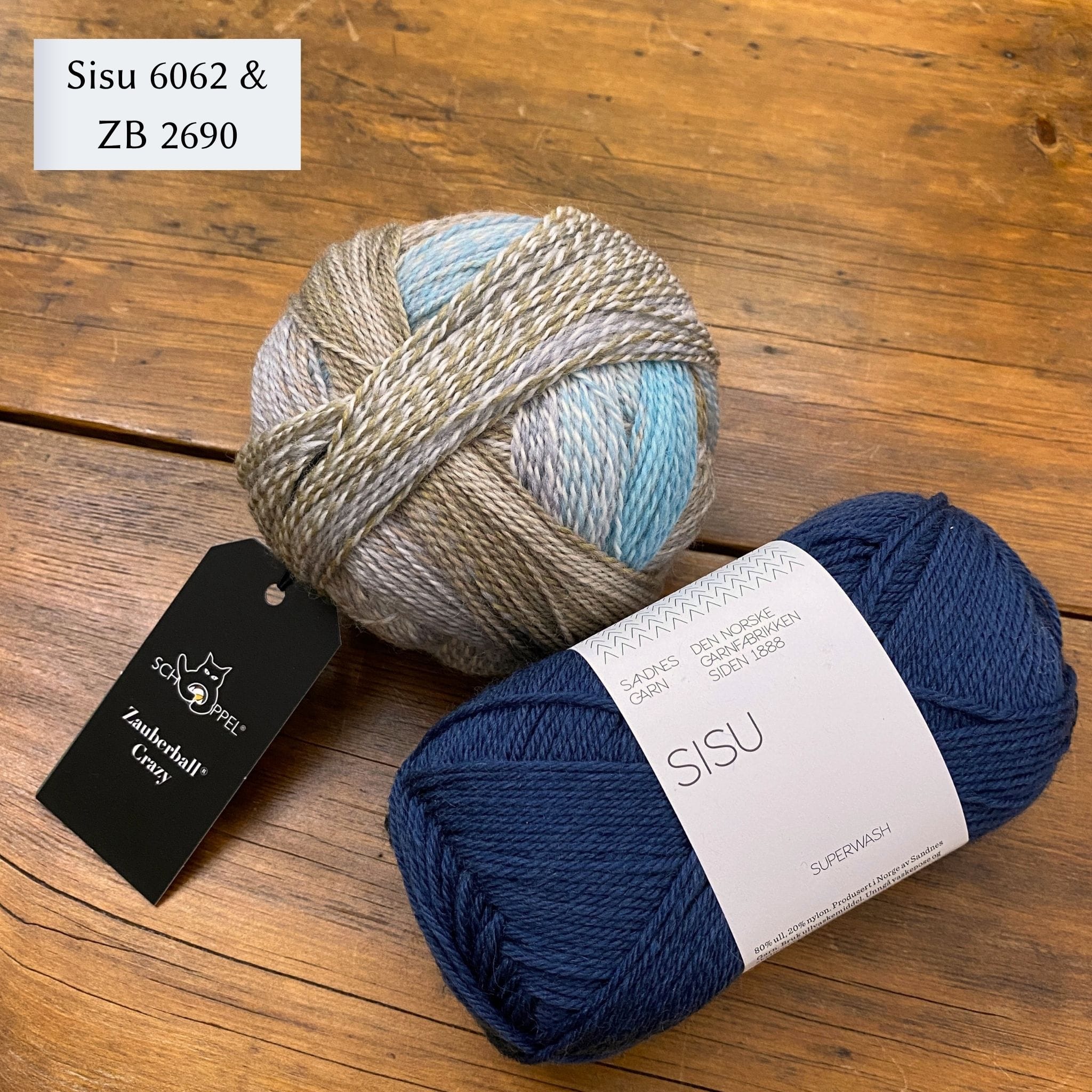Under the Quilt Socks by Stone Knits in Sisu and Zauberball