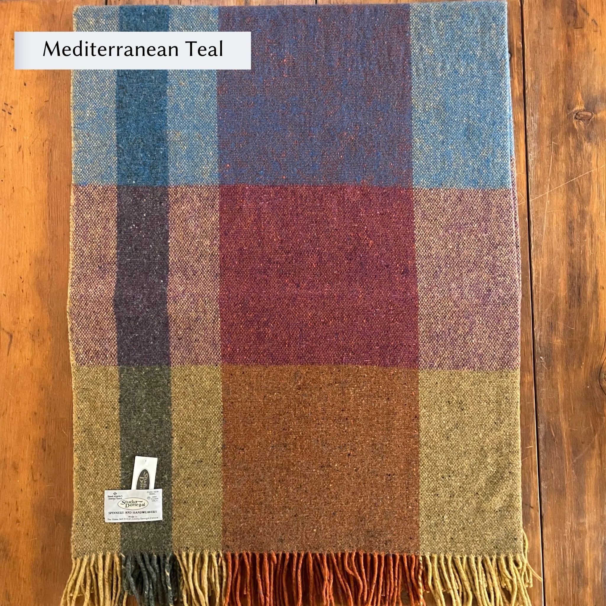 Offers 100% Wool Blanket/Throw - British Made Tweed Fabric *Not Harris 170cm x 150cm - Sand Donegal Fleck