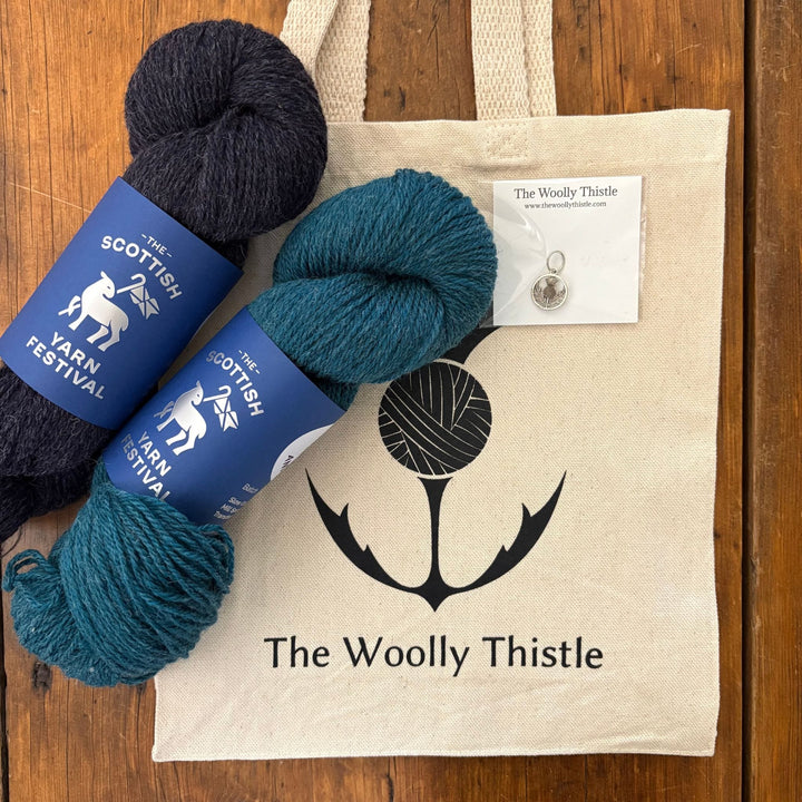 Beginner Brioche Slouch Hat by Lavanya Patricella in The Scottish Yarn Festival DK