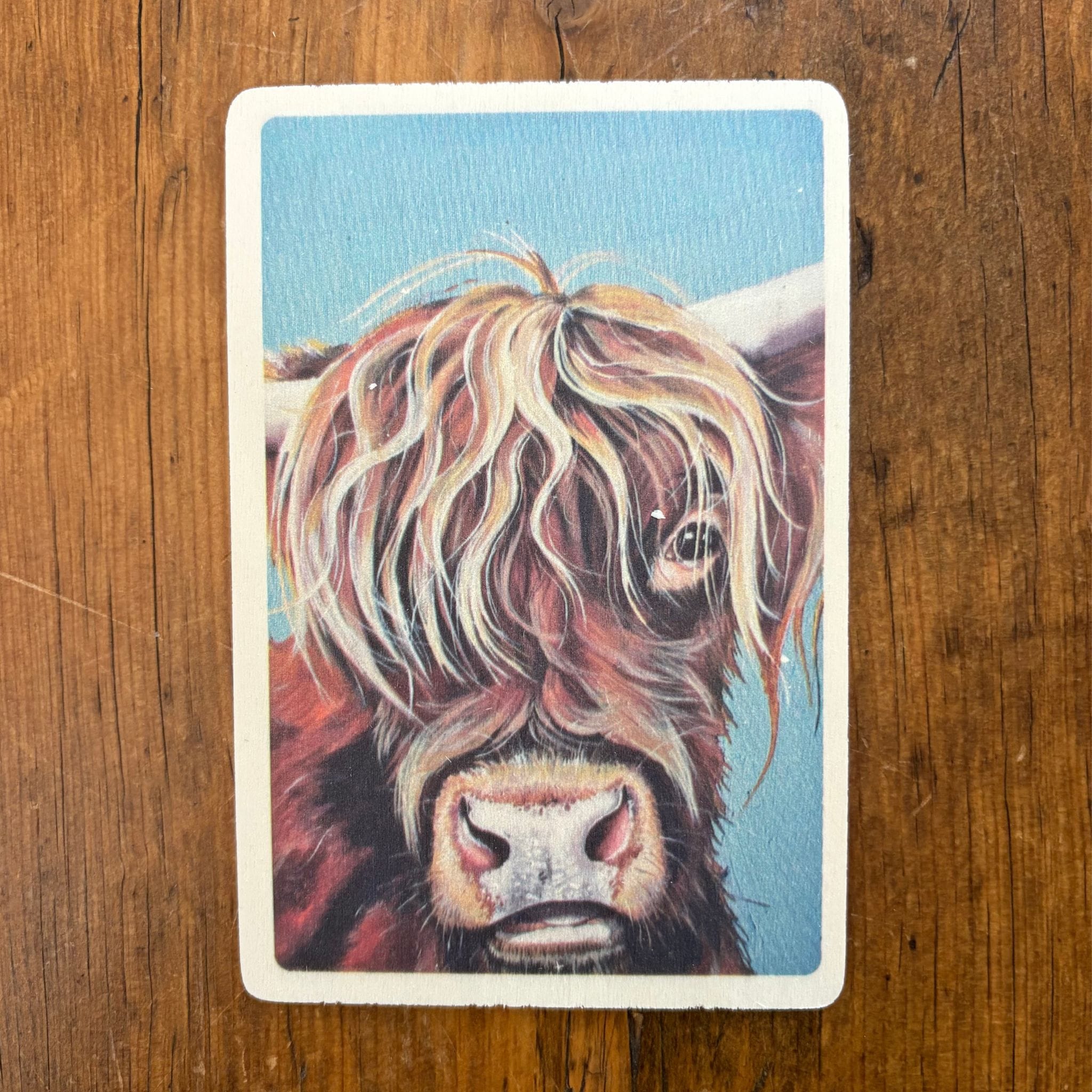 Wooden Postcard – The Woolly Thistle