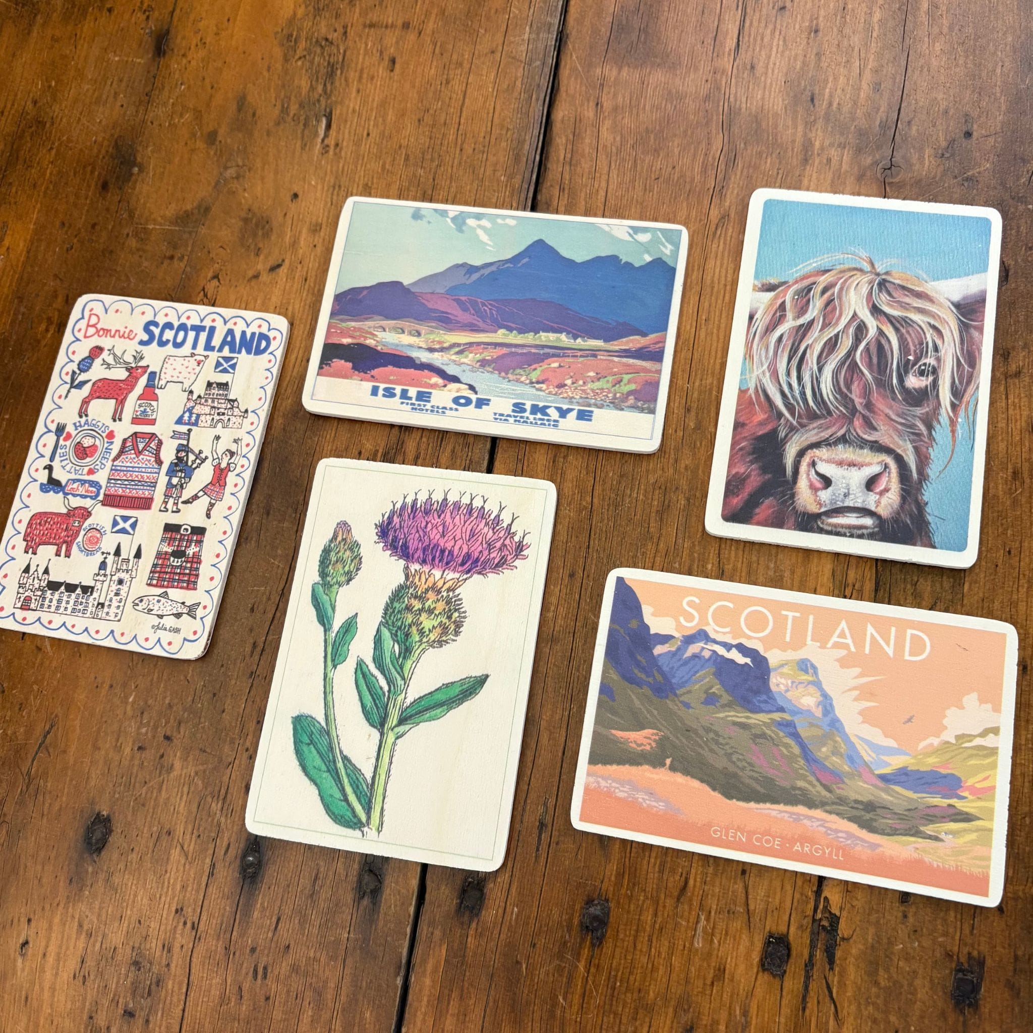 Wooden Postcard – The Woolly Thistle