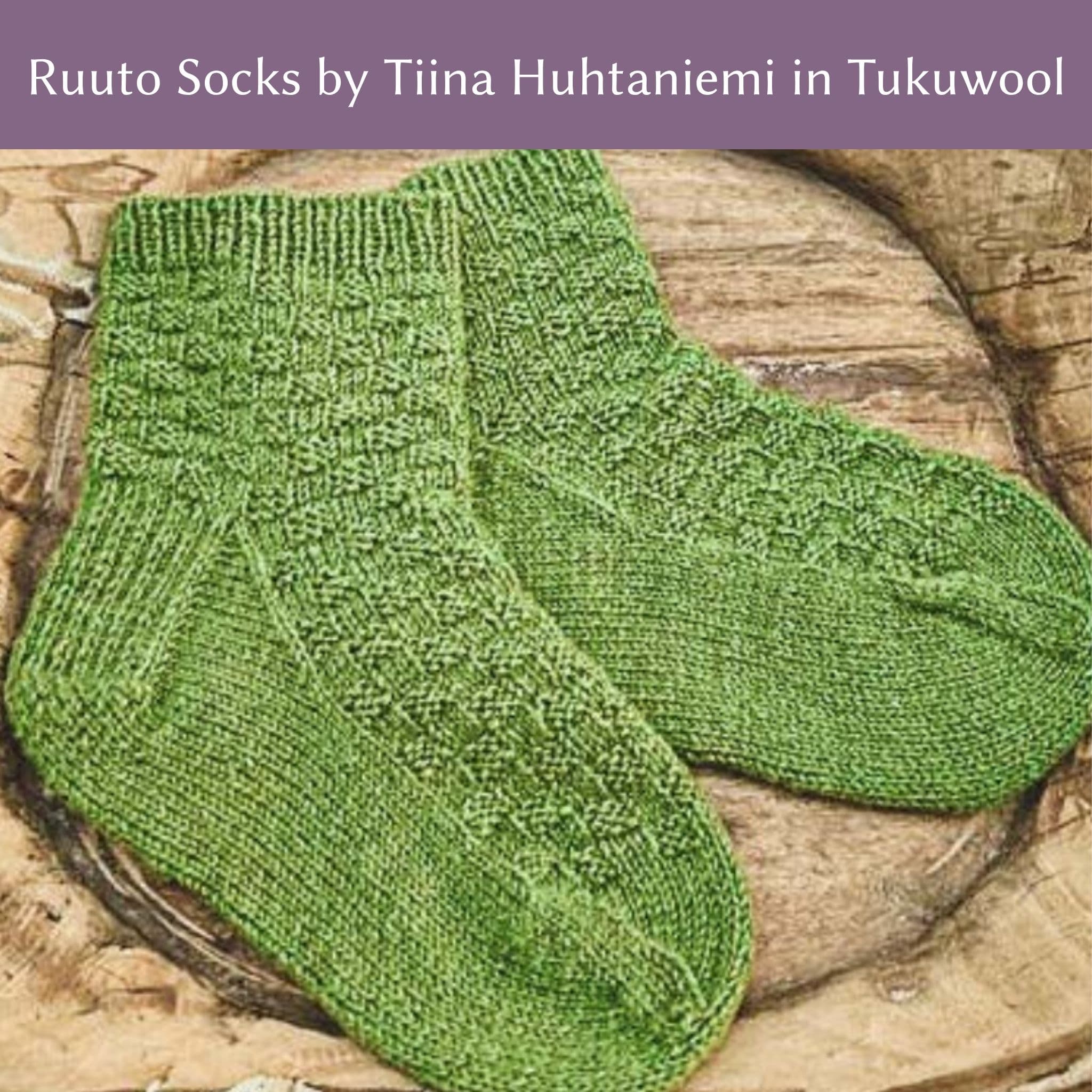 2026 Sock Bag - Wooliam's (Purple) – The Woolly Thistle