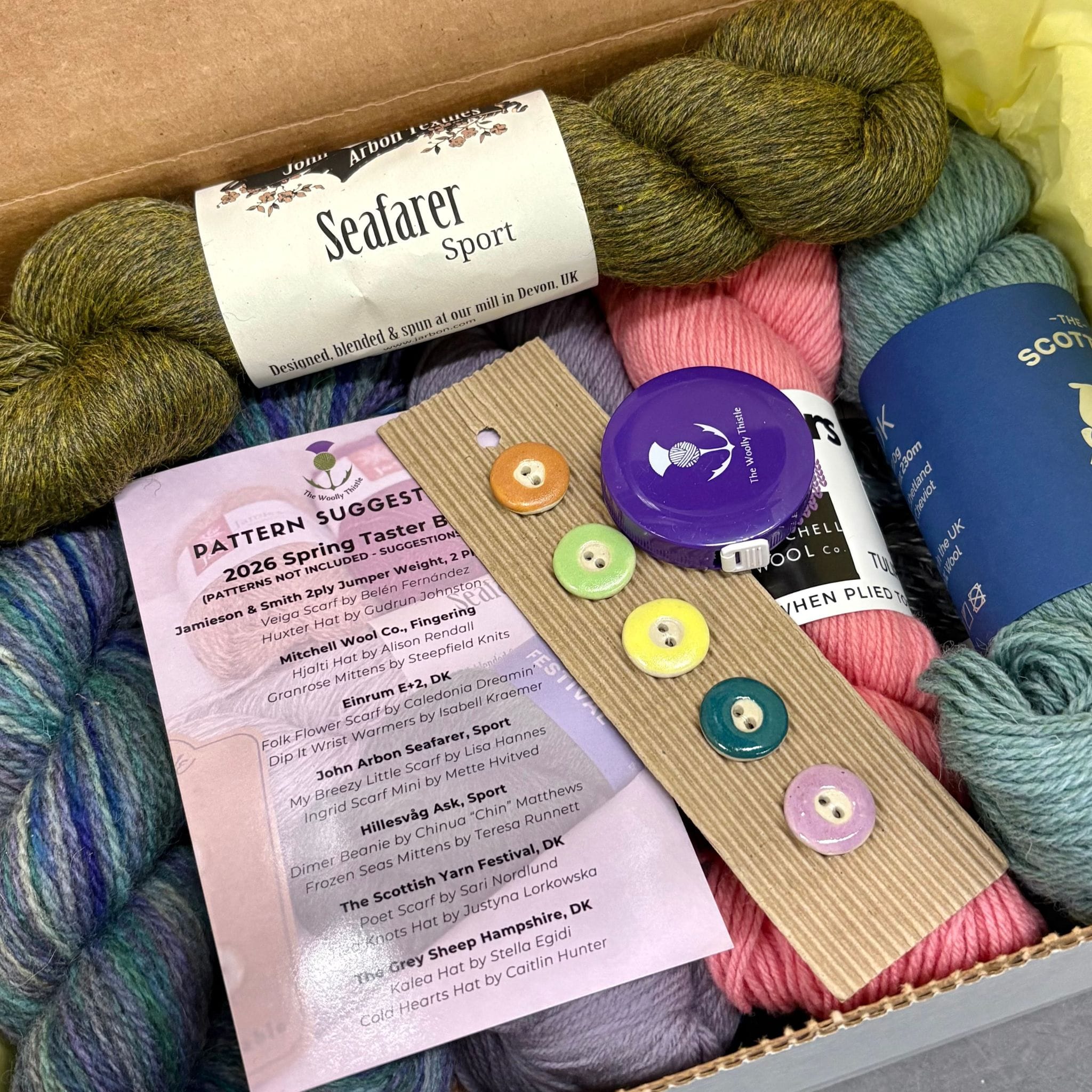 2026 Spring Taster Box – The Woolly Thistle
