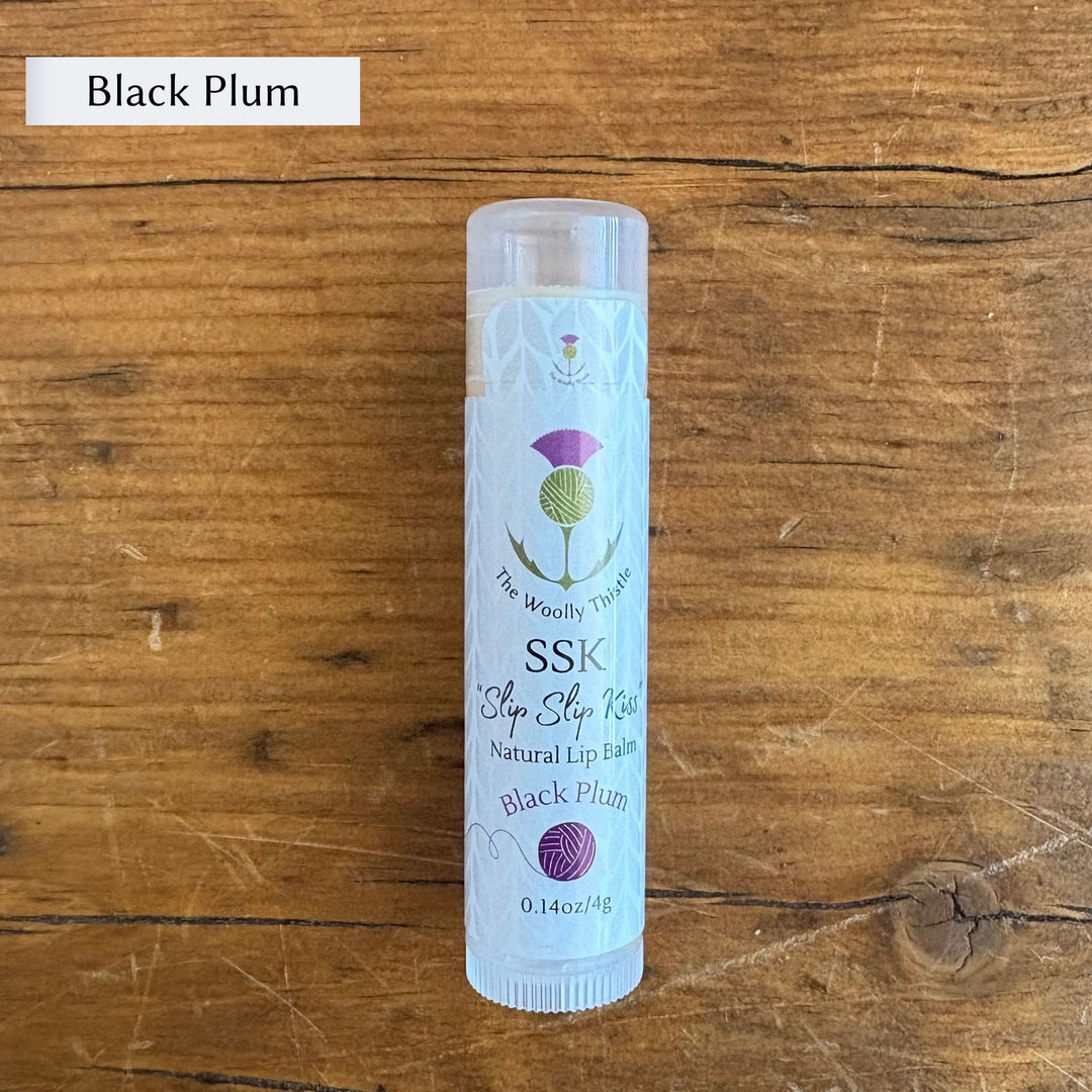 The Woolly Thistle SSK "Slip Slip Kiss" Natural Lip Balm