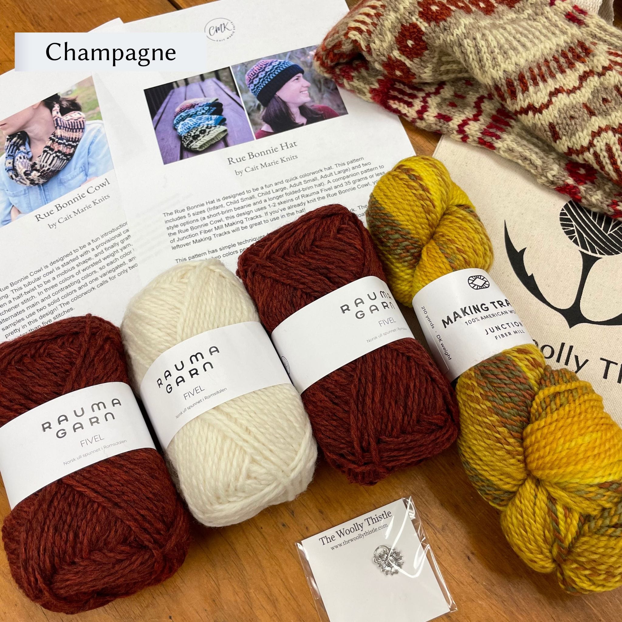 Rue Bonnie Kit by Cait Marie Knits