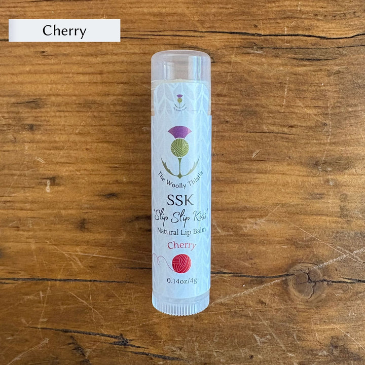 The Woolly Thistle SSK "Slip Slip Kiss" Natural Lip Balm