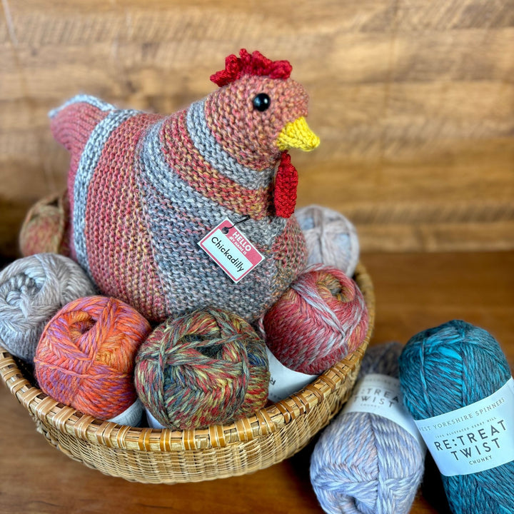 Emotional Support Chicken by Annette Corsino in WYS Retreat Chunky