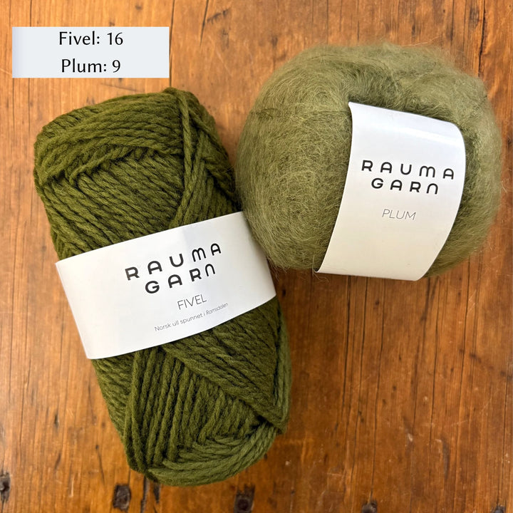 Vanilla's Big Sister Sweater by Corinne Tomlinson in Rauma Fivel and Plum