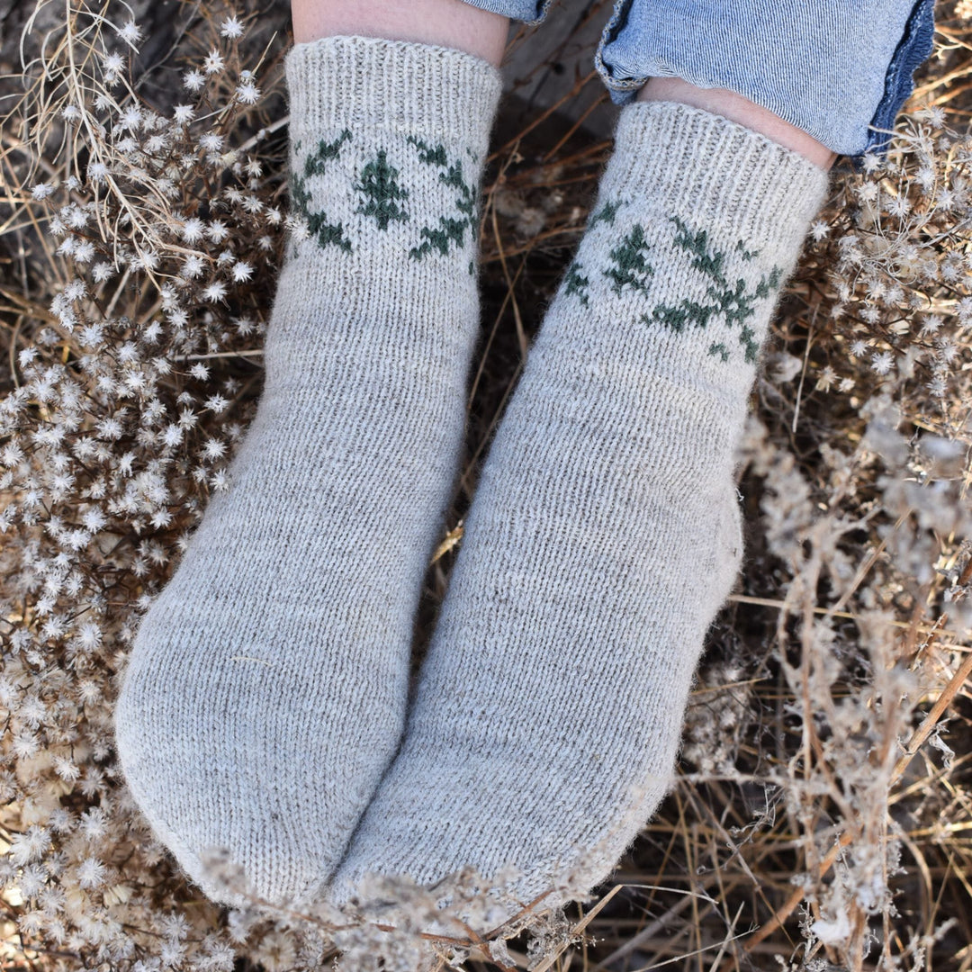 Forest Path Socks by Jessica McDonald in Rambler