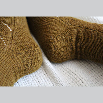 Golden Fern Socks by Fox & Folk in Rambler