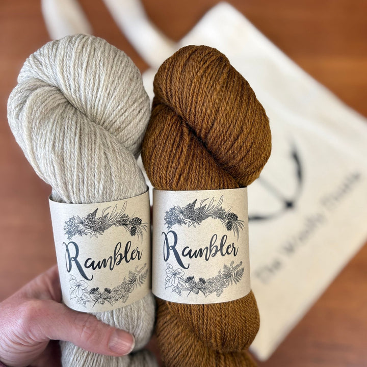 Hellebore Socks in Rambler by Jessica McDonald