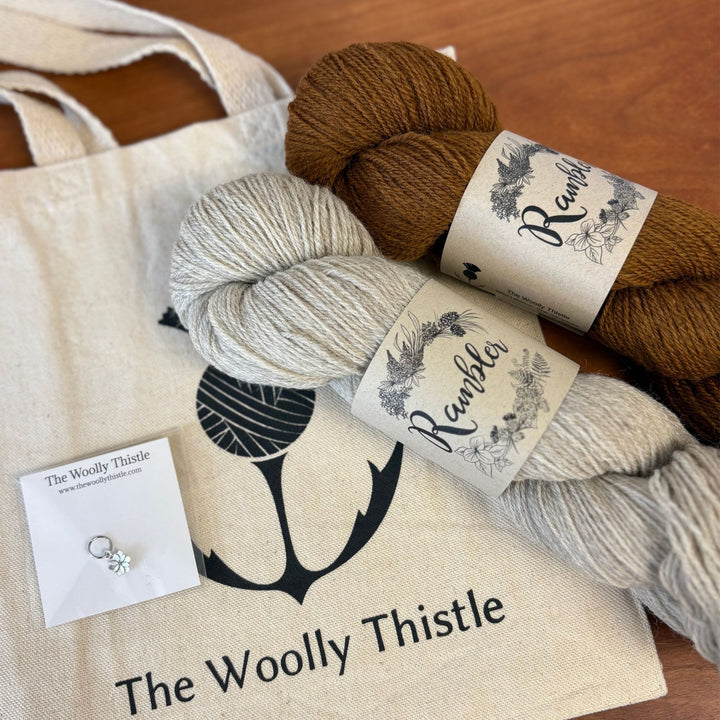 Hellebore Socks in Rambler by Jessica McDonald