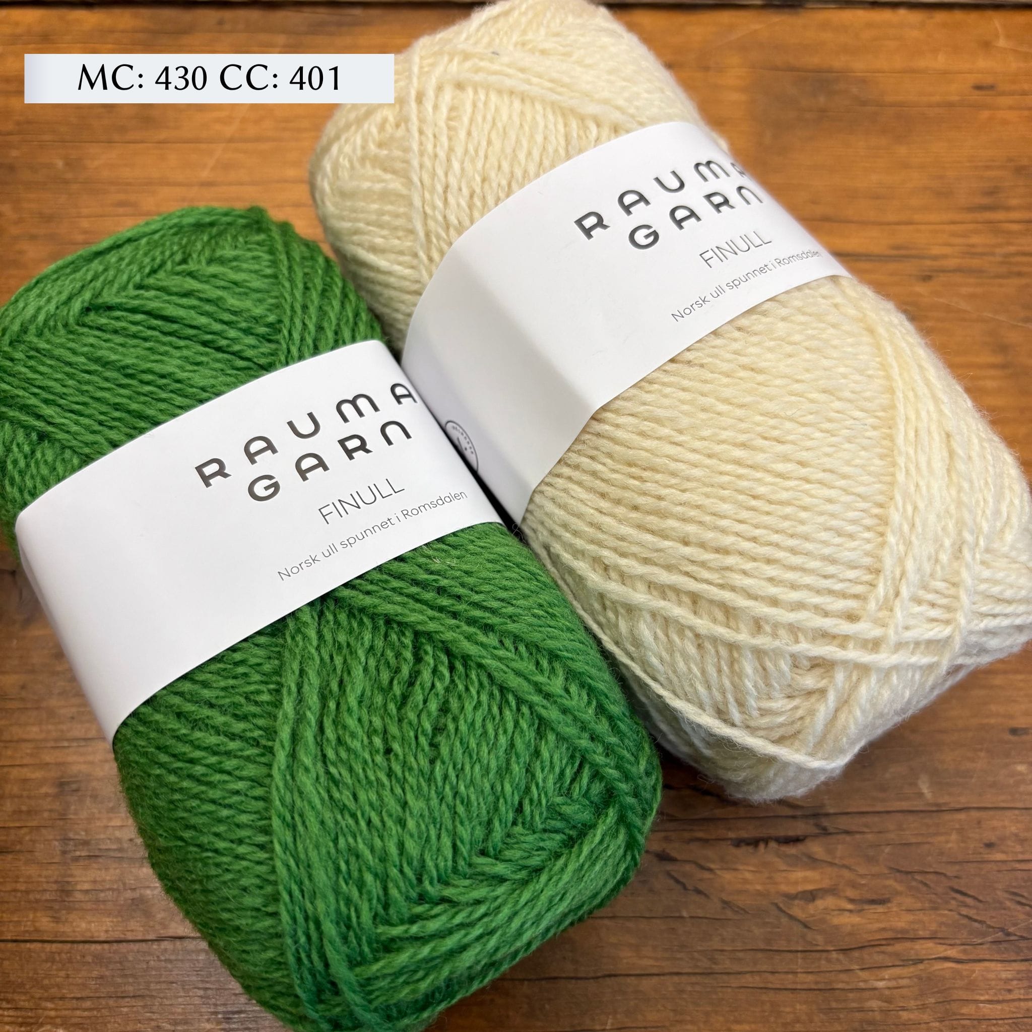 2-Color Tapestry Cowl Kit by Corinne Tomlinson in Rauma Finullgarn