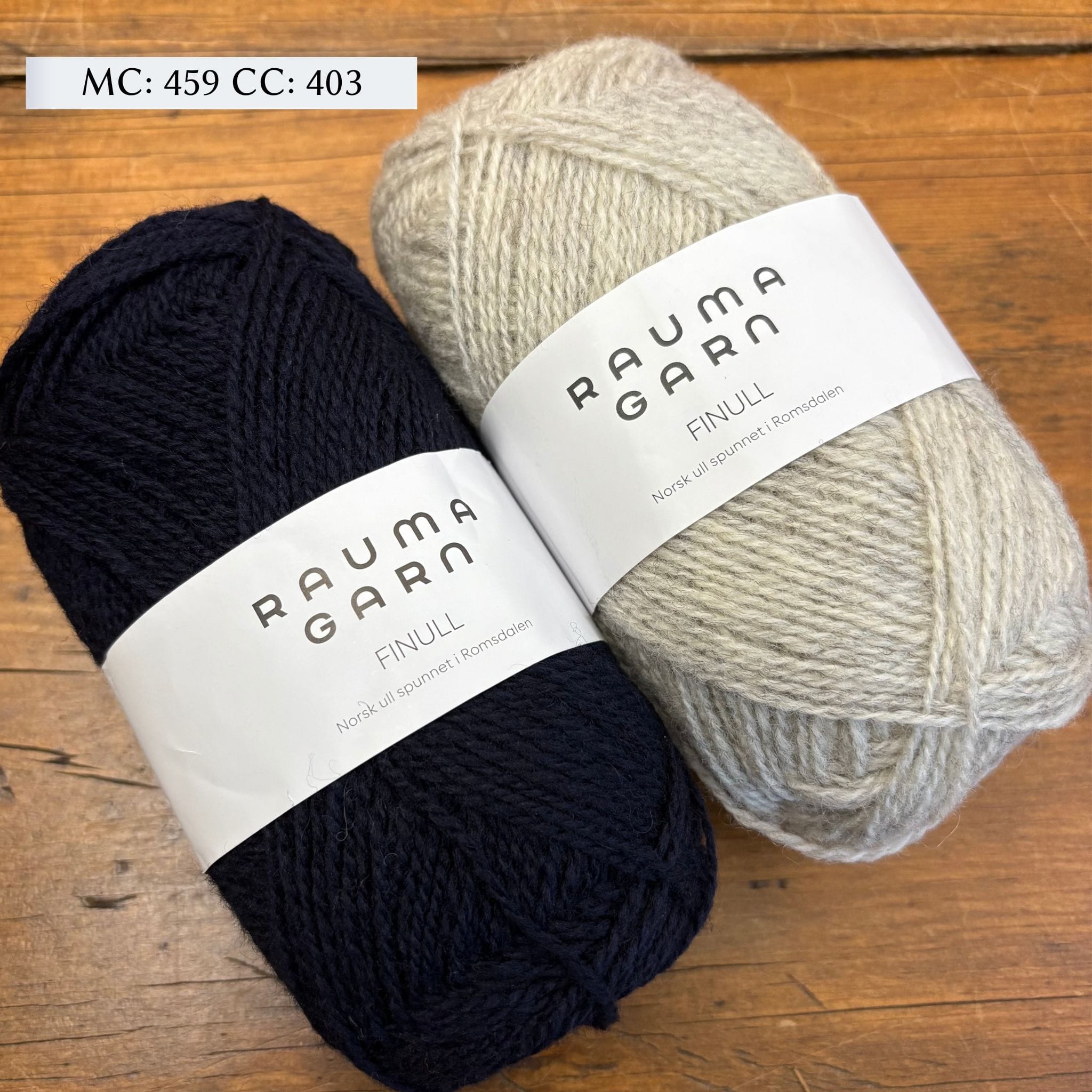 2-Color Tapestry Cowl Kit by Corinne Tomlinson in Rauma Finullgarn