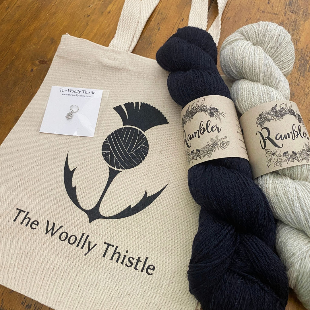 Sawtooth Mountains Socks in Rambler by Virginia Sattler-Reimer