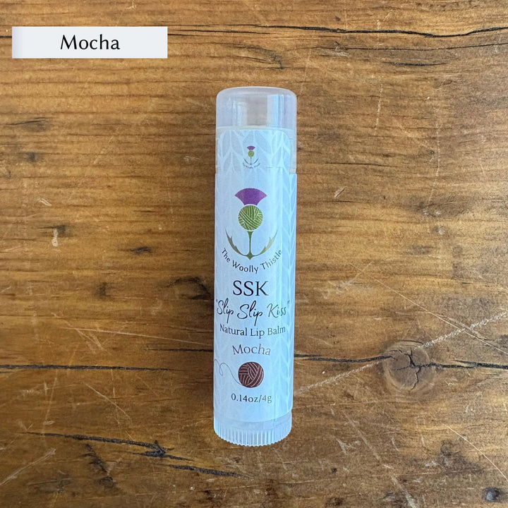 The Woolly Thistle SSK "Slip Slip Kiss" Natural Lip Balm