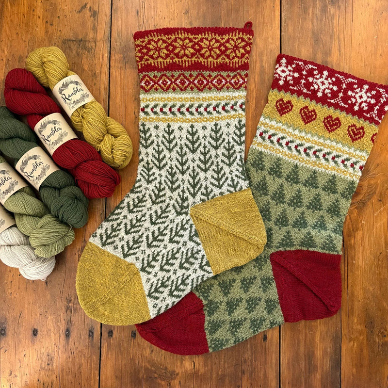 O Christmas Tree Stockings by Susan Mills in Rambler