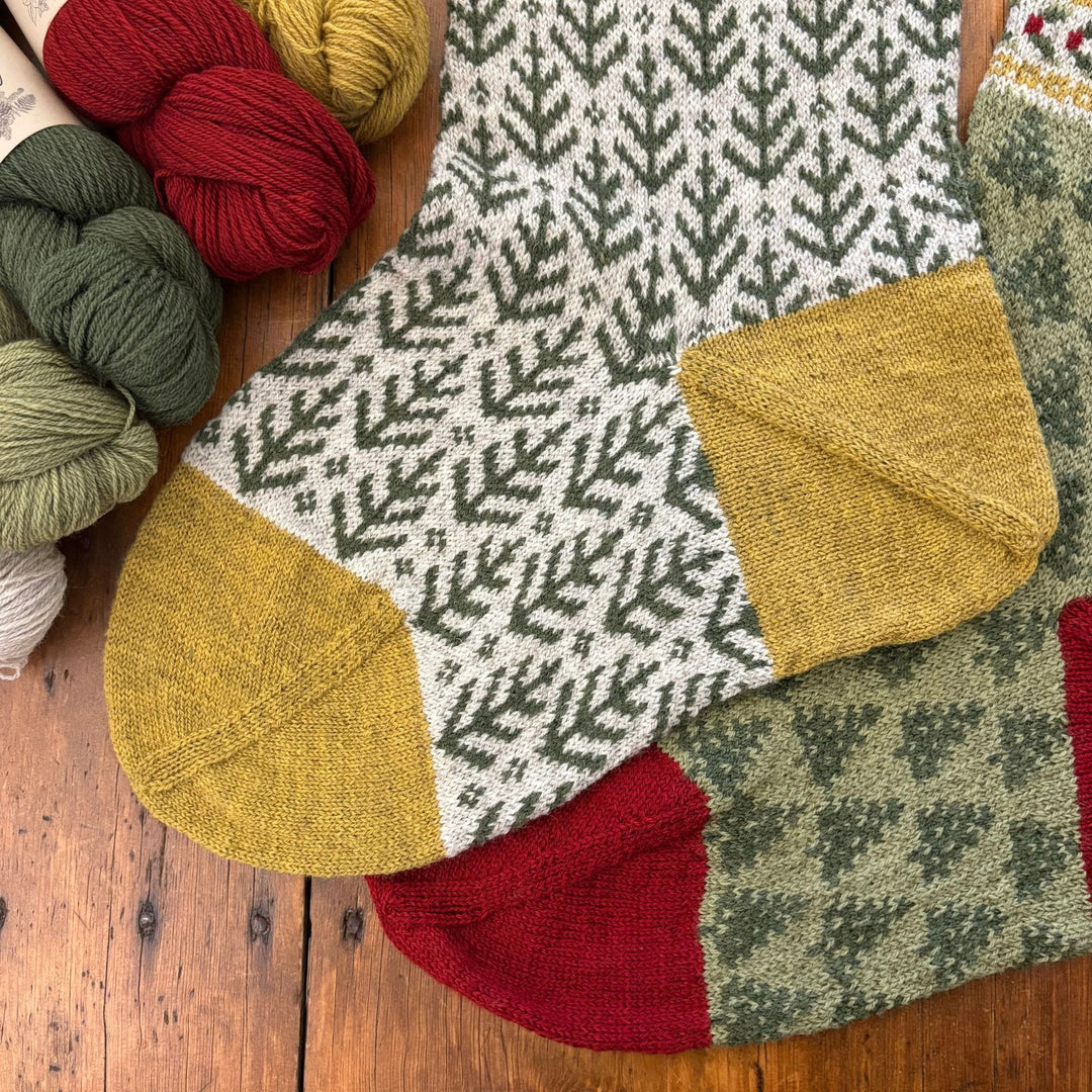 O Christmas Tree Stockings by Susan Mills in Rambler