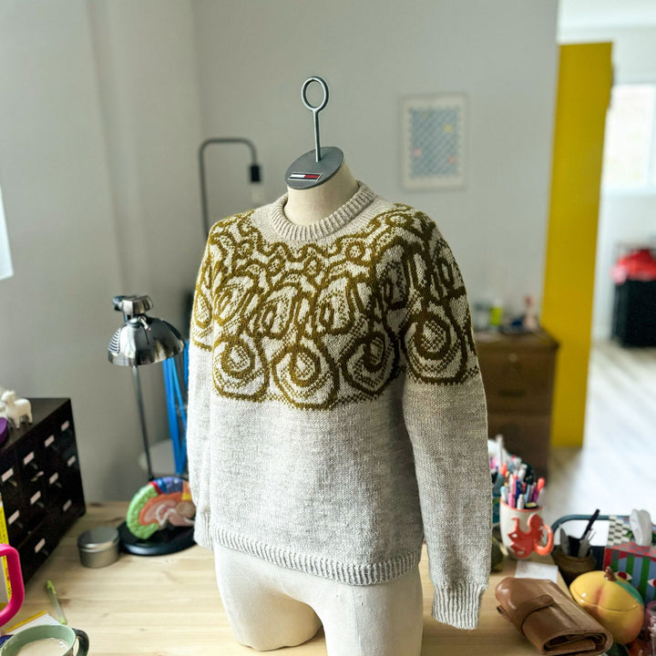 Recursion Sweater by Indigo Knits in Rambler