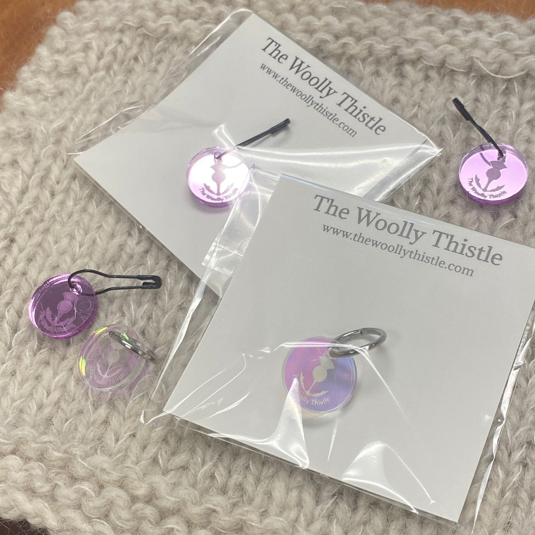 The Woolly Thistle Acrylic Stitch Marker
