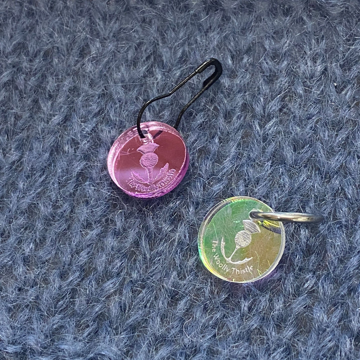 The Woolly Thistle Acrylic Stitch Marker